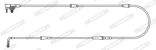 Warning Contact, brake pad wear (FWI468)