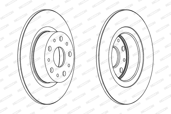 Brake Disc (DDF805)