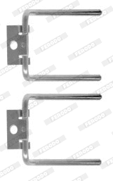 Accessory Kit, disc brake pad (FBA407)