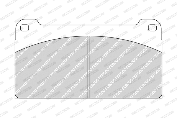 Brake Pad Set, disc brake (FCV959)