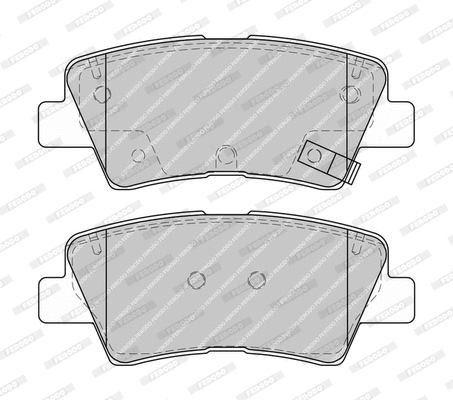 Brake Pad Set, disc brake (FDB4919-D)