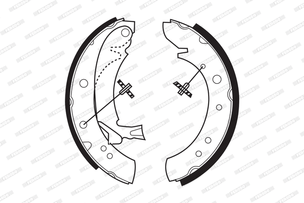 Brake Shoe Set (FSB513)