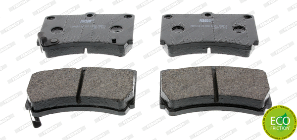 Brake Pad Set, disc brake (FDB715)