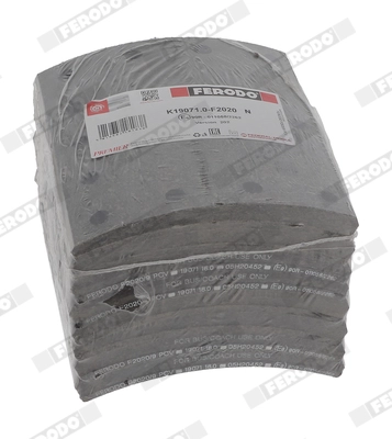 Brake Lining Kit, drum brake (K19071.0-F2020)