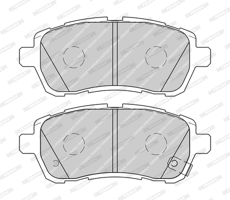 Brake Pad Set, disc brake (FDB4110-D)