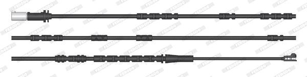 Warning Contact, brake pad wear (FWI441)