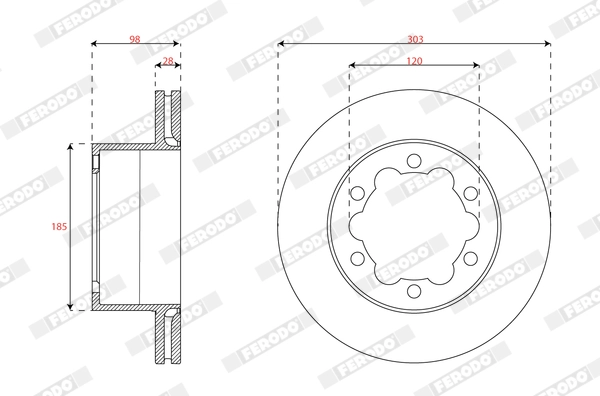 Brake Disc (DDF3105C-1)