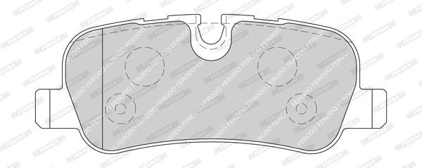 Brake Pad Set, disc brake (FDB1613-D)