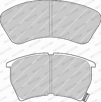 Brake Pad Set, disc brake (FDB479)
