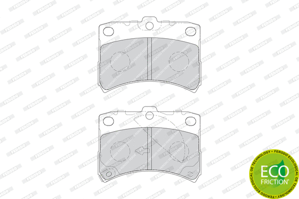 Brake Pad Set, disc brake (FDB1700)