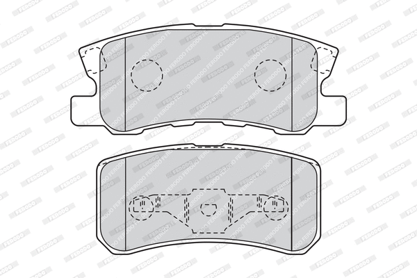 Brake Pad Set, disc brake (FDB1604)