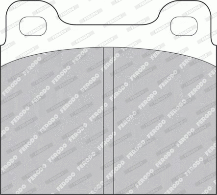 Brake Pad Set, disc brake (FDB2H)