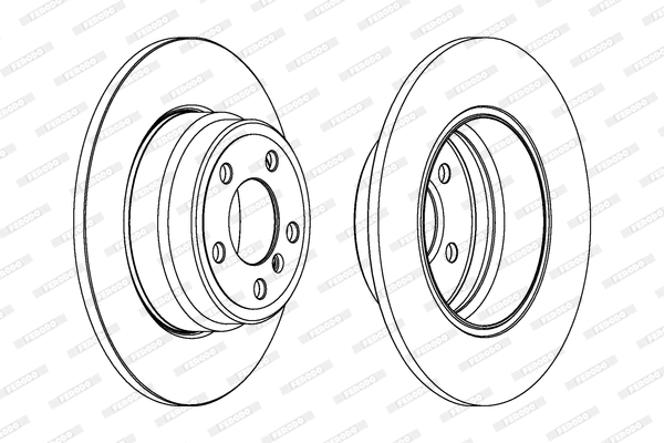 Brake Disc (DDF1255)