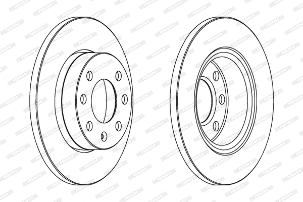 Brake Disc (DDF1129)