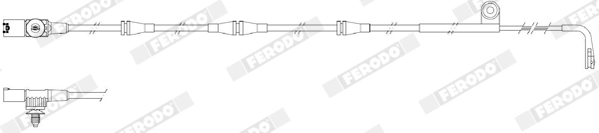 Warning Contact, brake pad wear