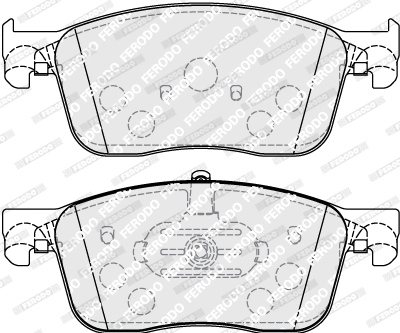 Brake Pad Set, disc brake (FVR5119)