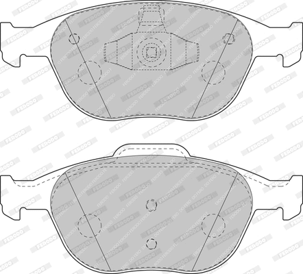 Brake Pad Set, disc brake (FDB1568)