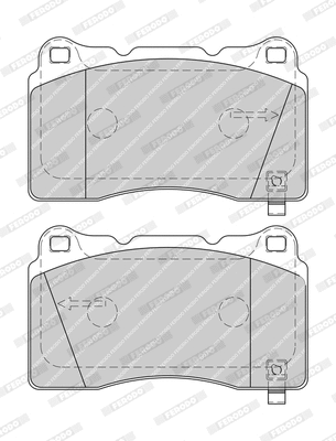 Brake Pad Set, disc brake (FDB1968-D)