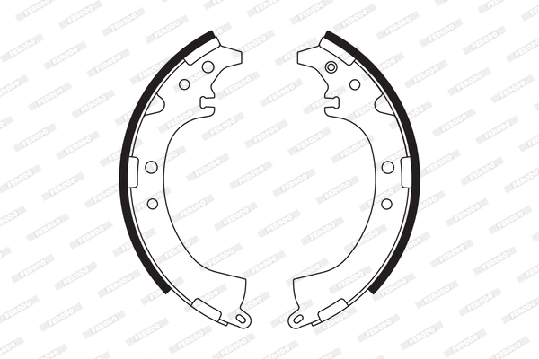 Brake Shoe Set (FSB564)