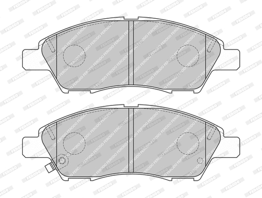 Brake Pad Set, disc brake (FDB4202-D)