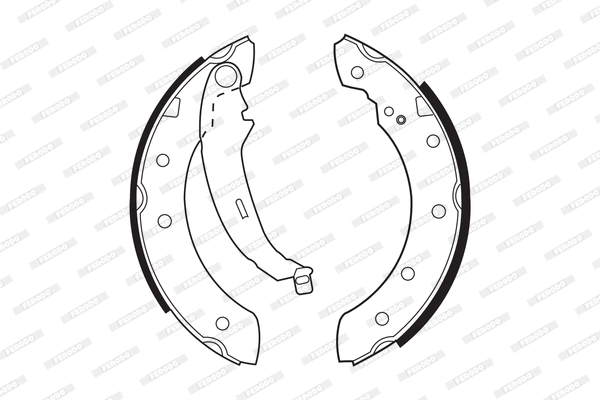 Brake Shoe Set (FSB519)