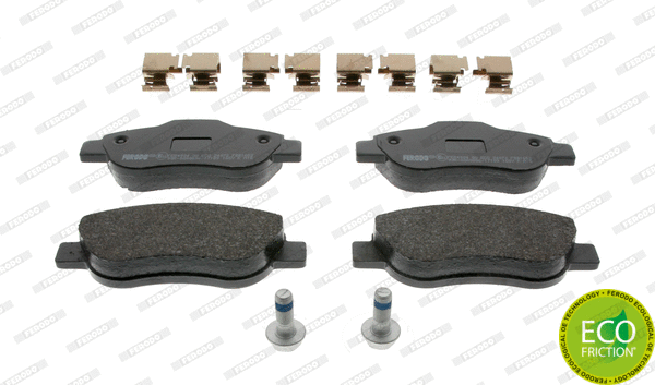 Brake Pad Set, disc brake (FDB1652)