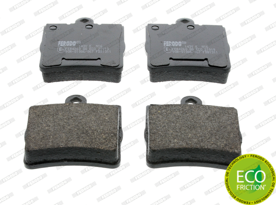 Brake Pad Set, disc brake (FDB1311)