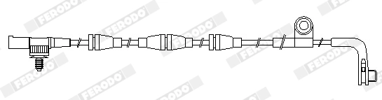 Warning Contact, brake pad wear