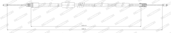 Cable Pull, parking brake (FHB432887)