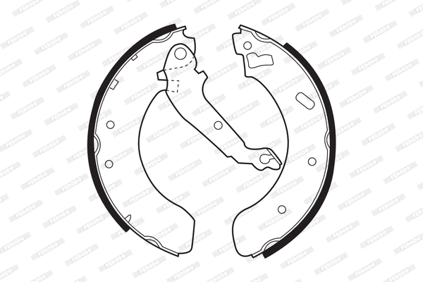 Brake Shoe Set (FSB212)