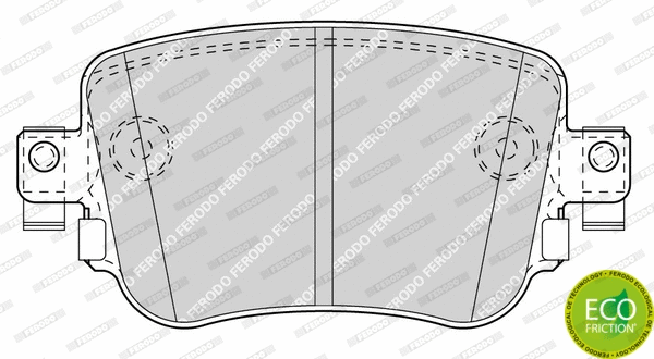Brake Pad Set, disc brake (FDB4485)