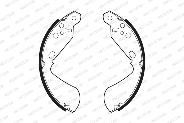 Brake Shoe Set (FSB520)