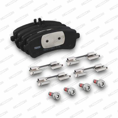 Brake Pad Set, disc brake (FDB5065-D)