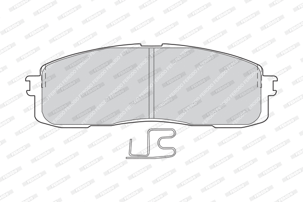 Brake Pad Set, disc brake (FDB477)