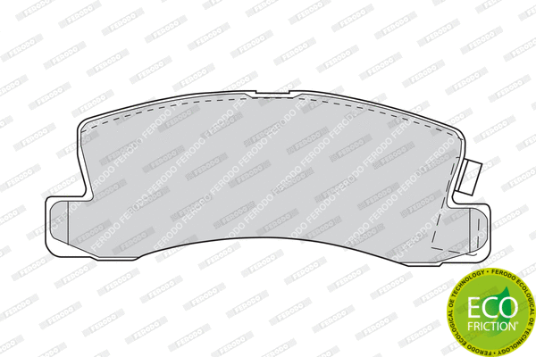 Brake Pad Set, disc brake (FDB478)