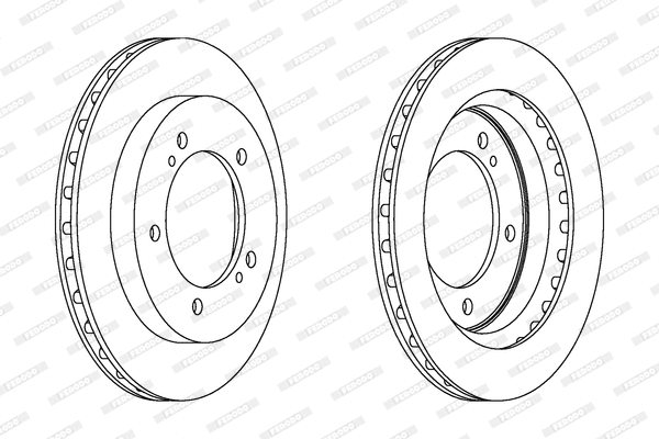 Brake Disc (DDF1687)