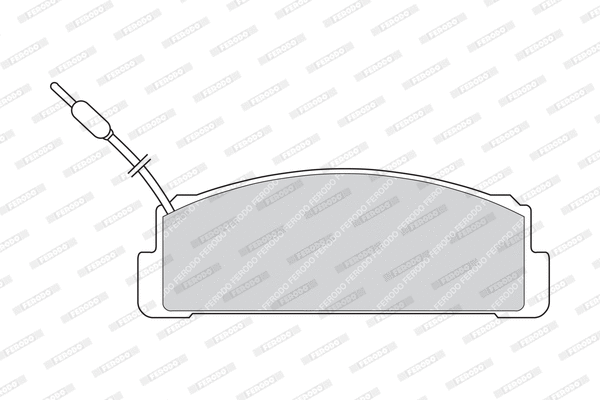 Brake Pad Set, disc brake (FDB734)