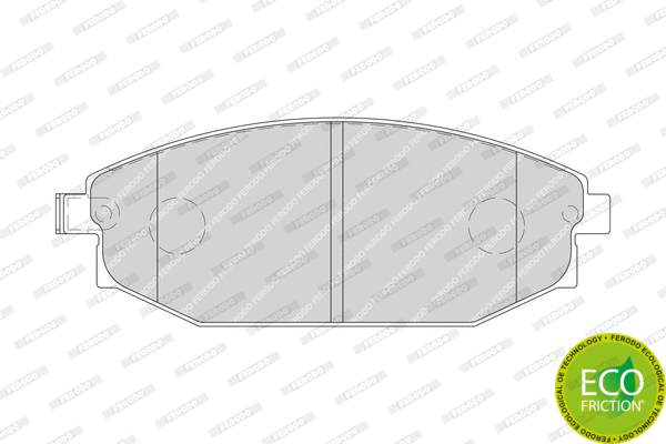 Brake Pad Set, disc brake (FDB1671)