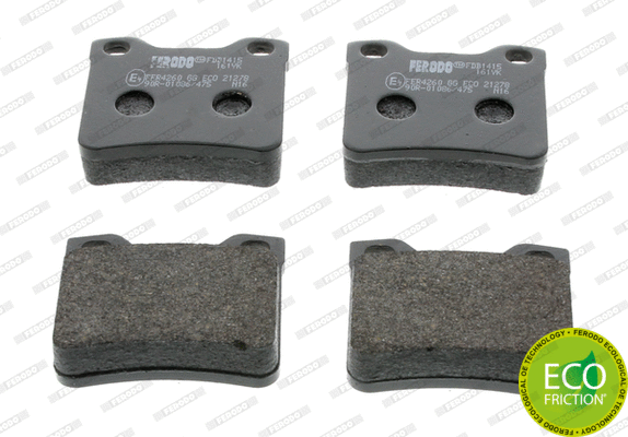 Brake Pad Set, disc brake (FDB1415)