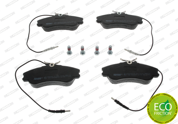 Brake Pad Set, disc brake (FDB1112)