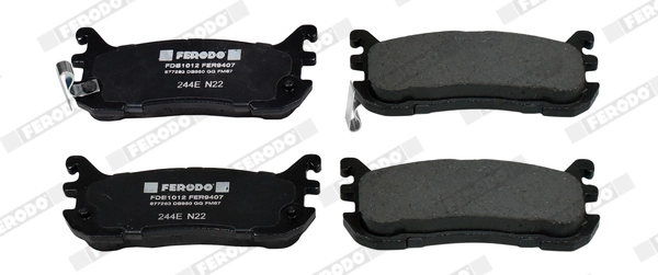 Brake Pad Set, disc brake (FDB1012)