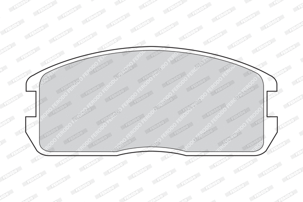 Brake Pad Set, disc brake (FDB357)