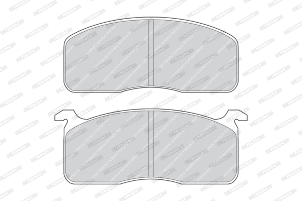 Brake Pad Set, disc brake (FDB186)