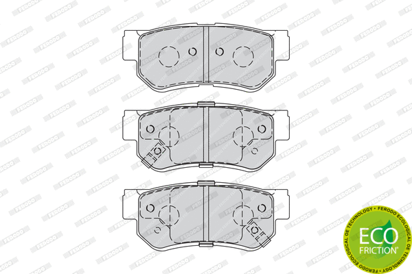Brake Pad Set, disc brake (FDB4247)