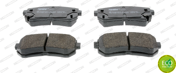 Brake Pad Set, disc brake (FDB4408)