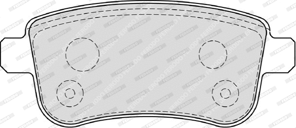 Brake Pad Set, disc brake (FDB4182)