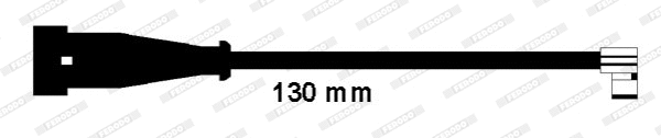 Warning Contact, brake pad wear (FWI303)