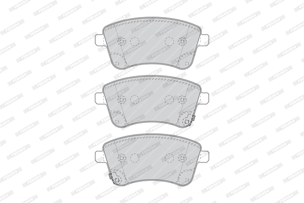 Brake Pad Set, disc brake (FDB4339)