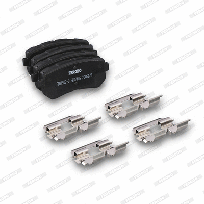 Brake Pad Set, disc brake (FDB1902-D)