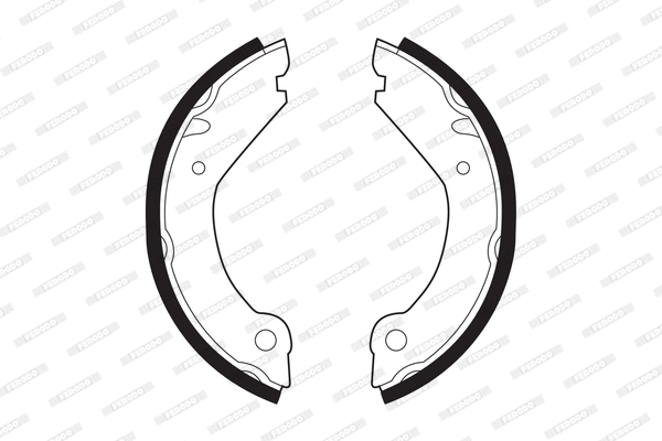 Brake Shoe Set, parking brake (FSB86)